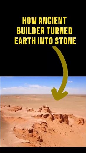 HOW ANCIENT BUILDER TURN EARTH INTO STONE #history #didyouknow