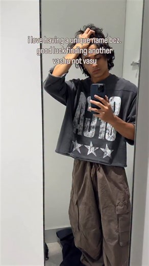 vashu rajput on Instagram: "it’s vashu not vasu . . . . . #fyp #explorepage #trending #fashion #model #streetstyle #reels #viral ( having a unique face, trending, hairstyle, outfits, model, name, reels, viral )"