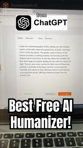How to Humanize AI Text in 10 Seconds (Best Free AI Humanizer!)
