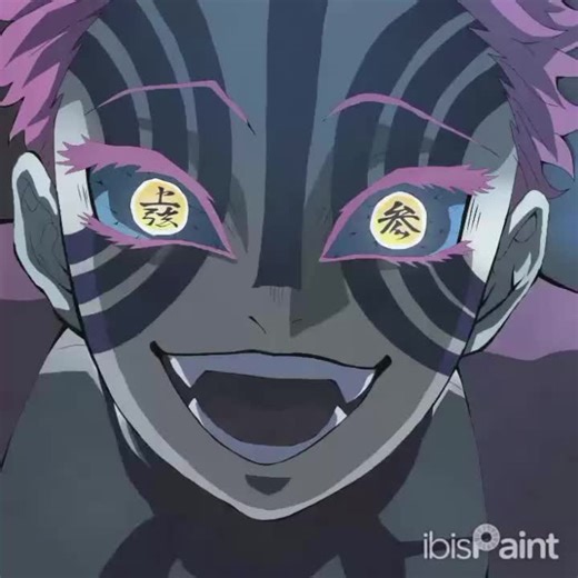 Artistic Speedpaint of Akaza in Action