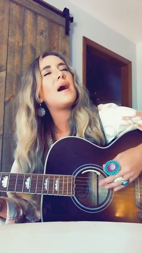 Acoustic Guitar Strumming Performance by Talented Musician