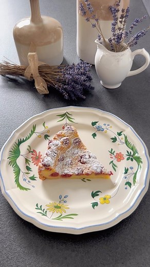 Food with Style on Instagram: "🇫🇷 French Clafoutis Recipe - A Delicious and Easy Dessert 🍮 Clafoutis is a traditional French dessert made with fresh fruits, eggs, milk, and flour. It’s a simple and easy dessert that can be served warm or cold, and is perfect for any occasion. In this recipe, we’ll be making a classic clafoutis with cherries, which is a popular choice in France. 🍒 Ingredients: - 4 eggs - 100g sugar - A pinch of salt - 100g flour - 1/2 tsp vanilla extract - 240ml milk (room te