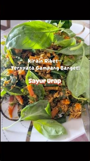 Sayur Urap Seenak Ini… Ternyata Mudah!
