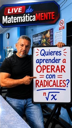 ¿OPERAS RADICALES SIN ERRORES? | Clase en VIVO #matematicamente #matematicas