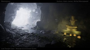 [UE4/UE5][SCANS] Lost Temple Cave Scene