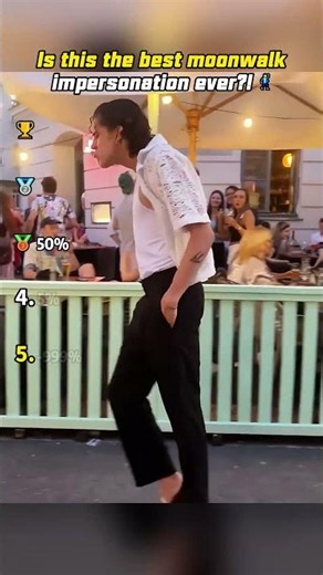 Is this the best moonwalk impersonation ever! 🕺 #Moonwalk #MichaelJackson