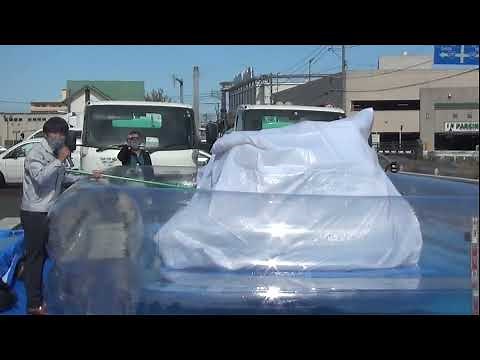 クルマを水に沈めてみました - 車両用浸水防止シート
