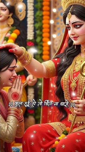 Hey jagdambe bhawani| Maa Durga Powerful Sloka 🙏 | Divine Energy | Navratri Special #shortsfeed #maa