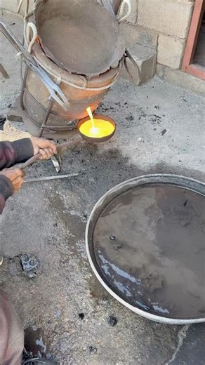 Molten Copper Flow 🔥 | Super Satisfying ASMR #Shorts