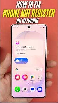 ⚡️ Fix "Not Registered on Network" on Samsung S26 Ultra! 📶❌
