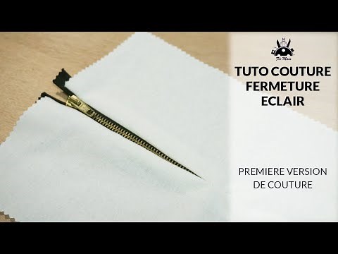 Tuto Couture : la fermeture à glissière - première version