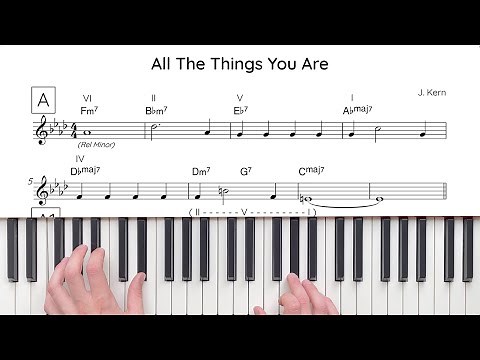 All The Things You Are (J.Kern) Analysis & Tutorial | The Jazz Pursuit