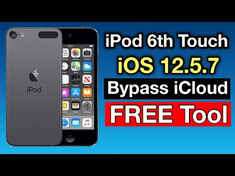 iCloud Bypass iPod 6th Touch iOS 12.5.7 FREE TOOL