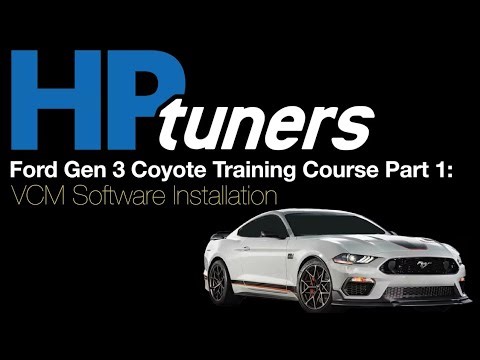 HP Tuners Ford Gen 3 Coyote Training Course Part 1: VCM Software Install | Evans Performance Academy