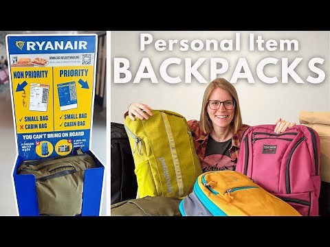 Best Personal Item Size Backpacks for One Bag Travel