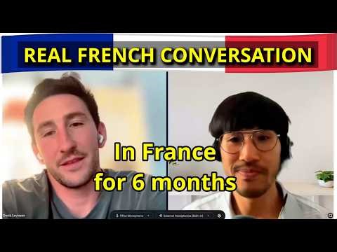 🇫🇷 Real French Conversation with David (Intermediate French)