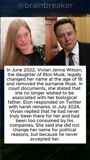 Why Elon Musk’s Daughter Changed Her Name — Vivian’s Own Words