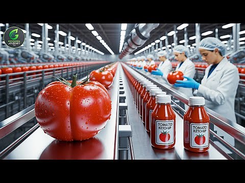 Inside a Modern Tomato Paste Factory: From Farm to Thick Tomato Paste (The Whole Process)