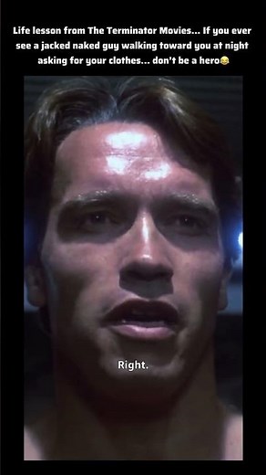 Life lesson from The Terminator Movies… don’t be a hero😂 | 🎥: The Terminator (1984)⚡️