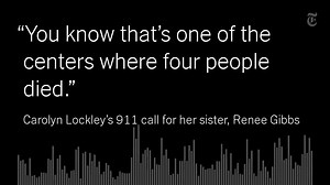 Carolyn Lockley placed this 911 call about her 65-year-old sister, Renee Gibbs, on March 2. Hours later, Renee developed a fever. She had the coronavirus. She died 5 days later. Since the first positive tests came back on Feb. 28, 129 people at the Life Care Center nursing home in Kirkland, Washington tested positive for the coronavirus. 35 people have died. We investigated what went wrong: https://nyti.ms/33C1OWf | The New York Times