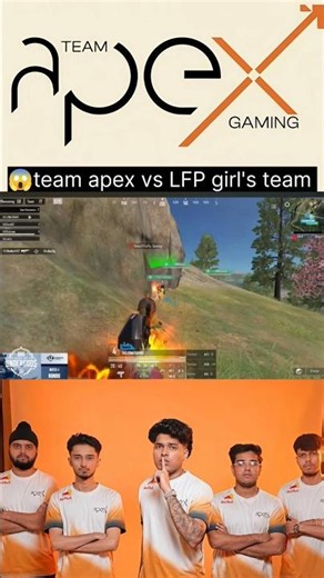 Apex Team Destroyed LFP Girls Team 💀 #trending #bgmi #viral #jonathangamingyt #piupiugaming #short