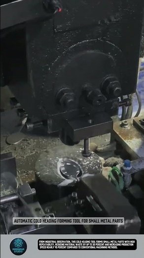 Automatic Cold Heading Forming Tool for Small Metal Parts #tools