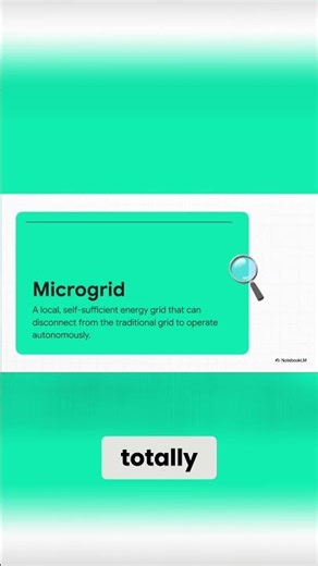 Microgrid Explained: Neighborhood Power Island's Independence #shorts