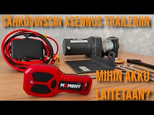 HALPA SÄHKÖVINSSI VENETRAILERIIN | KAUKO-OHJAIN