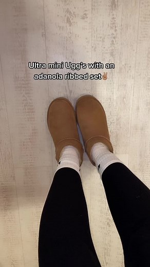 Nike Socks with UGG Minis Fashion Trend