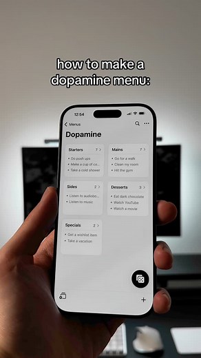 Easlo | Here’s how to make your dopamine menu. I’ve built a fun little iOS app that allows you to create menus for your daily choices, such as... | Instagram