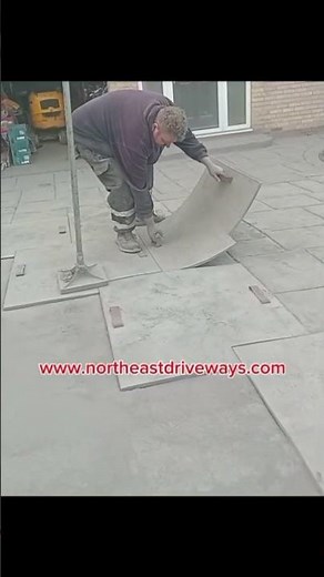 a stamped concrete installation #patios #driveways and #landscaping