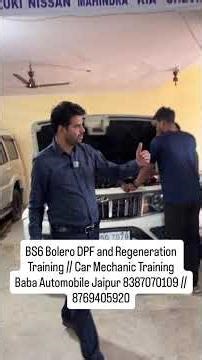 BS6 Bolero DPF and Regeneration Training // Car Mechanic Training