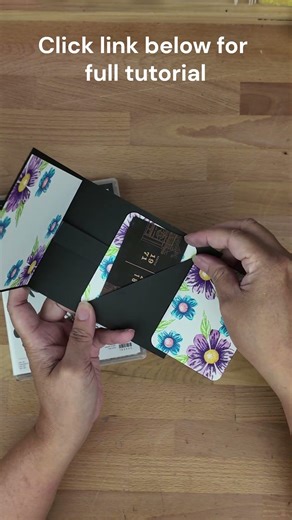 Fun Fold Swing Pop Out Card - No dies #papercraft #funfoldcard #giftcardholder #interactivecards