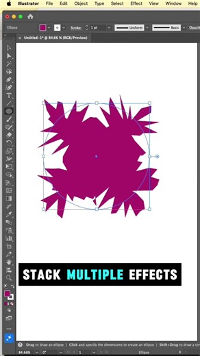 Edit Illustrator Effects in the Appearance Panel