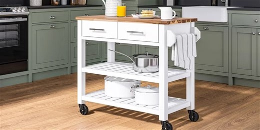 Costco's Rolling Cart Is the Ultimate Hack for Small Kitchens