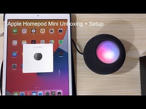 Apple HomePod mini unboxing + setup for first time 開箱安裝設置