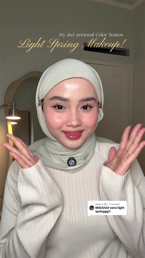 Replying to @🦄✨ second season aku LIGHT SPRING! gimana? Kalian lebih suna aku di light summer atau light spring????