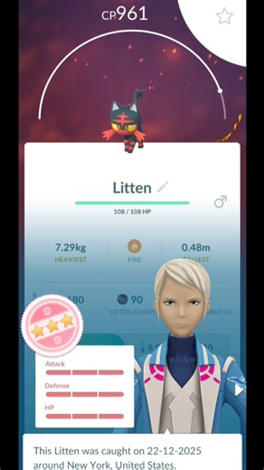 ​I FINALLY GOT THE HUNDO LITTEN! (Pokemon GO)