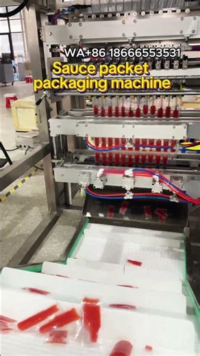 Sauce packet packaging machine#machine #packagingmachine #factory #sauce #saucepackagingmachine