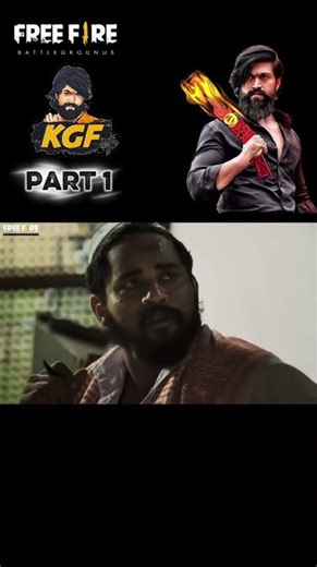 KGF2 part1 free fire comedy scenes and dubbing #kgf2 #freefire #funny #kgf #shorts