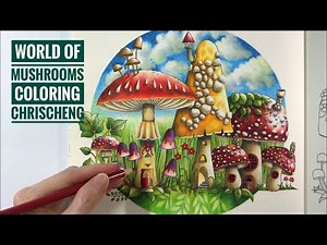 COLORING: Worlds of Mushroom // Chris Cheng