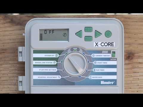 Programación del Hunter X-Core 2 de 2: programas múltiples y otras funciones