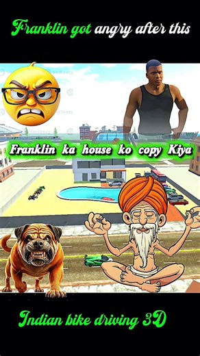 FRANKLIN GOT ANGRY AFTER THIS | INDIAN BIKES DRIVING 3D #indianbikedriving3d
