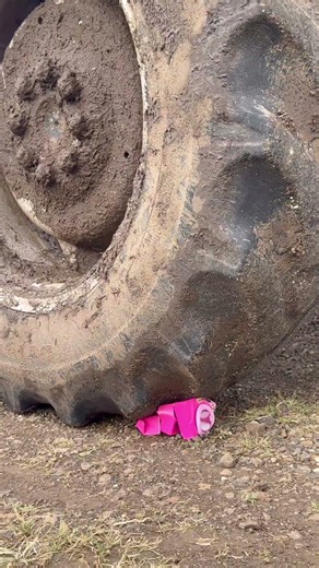 Washing machine damage by real tractor #shorts