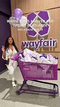 NEW Wayfair Atlanta just opened TODAY Take a sneak peek of creator and home decor heaven ‪@wayfair‬