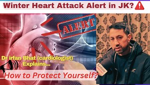 436K views · 4.8K reactions | Winter #HeartAttack Alert in JK? Dr Irfan Bhat (Cardiologist) explains How to protect yourself. Video Story: Muheeb Malik #HeartHealth | Kashmir Convener | Facebook