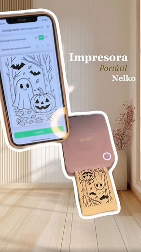 Conoce la nueva impresora de la marca NELKO, la puedes llevar a todos lados, es inalámbrica 👌🏻 y súper rápida #nelko #impresora #portatil
