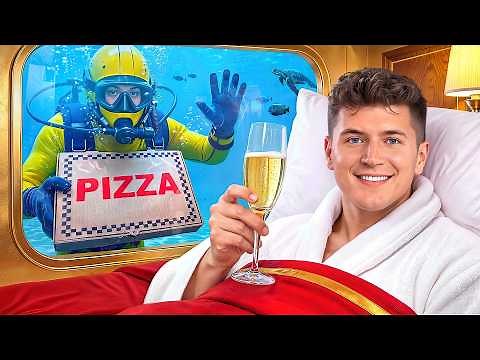 $1 vs $100,000 Hotel Food