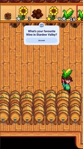 What's your favourite wine in Stardew Valley? #stardewvalley #cozygaming #stardewtips