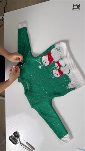 I Turned a Kids Sweater into a Skirt and Hat! Amazing Upcycle Idea